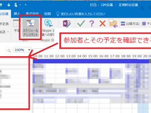 会議の参加者を確認したい 会議の参加者を確認したい